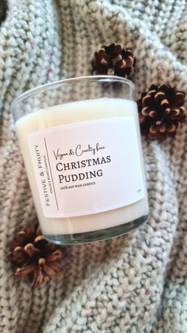 275g Christmas Pudding CocoSoy Wax Candle