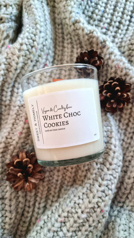 275g White Choc Cookies CocoSoy Wax Candle